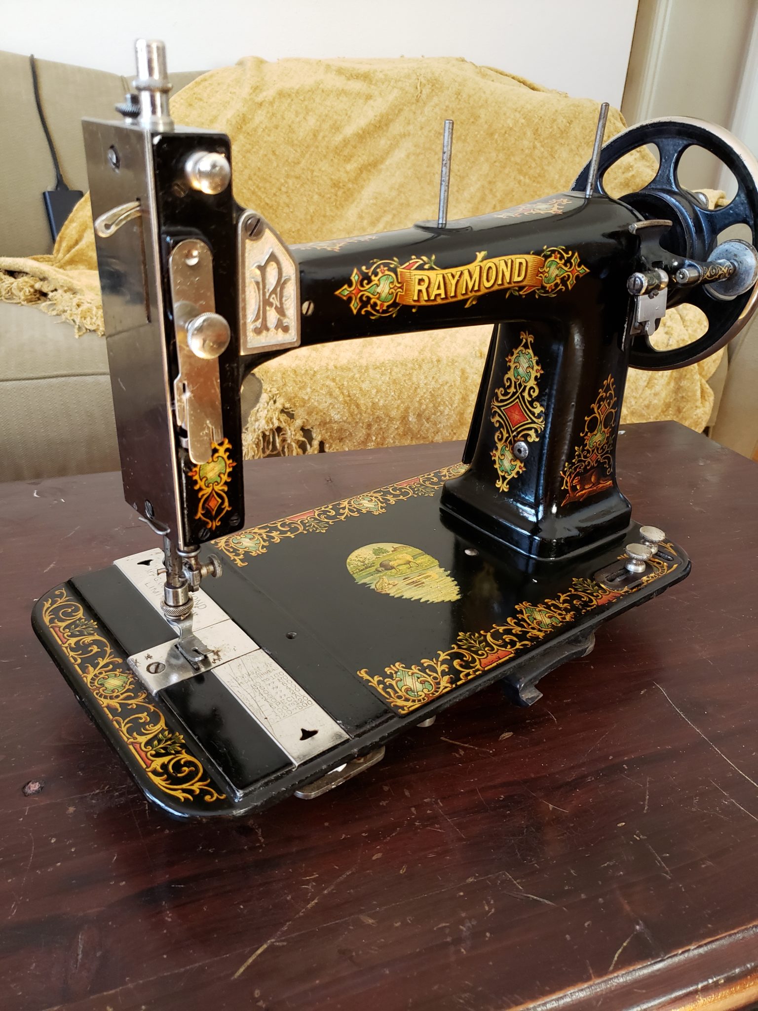 Charles Raymond Sewing Machine Home History