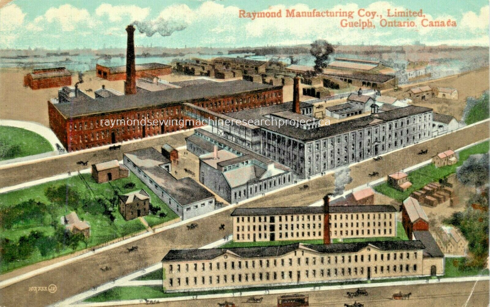 Charles Raymond Sewing Machine Home History